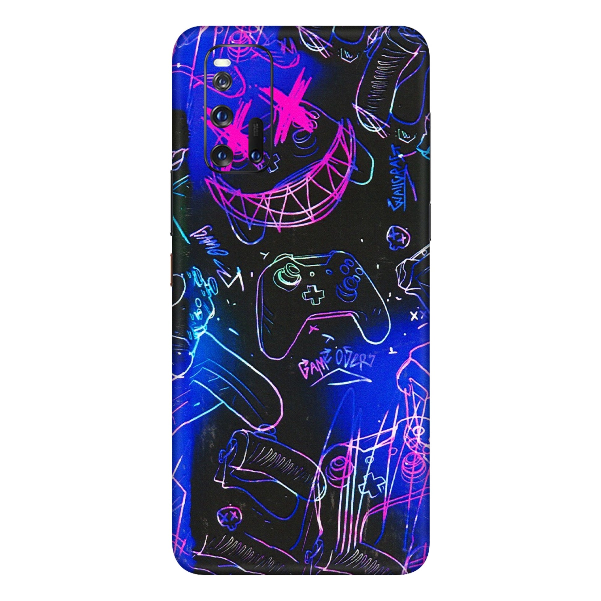 IQOO Phone Skins (All Models) - Gamers Paradise - 3D Embossed Finish (L-258) IQOO 3