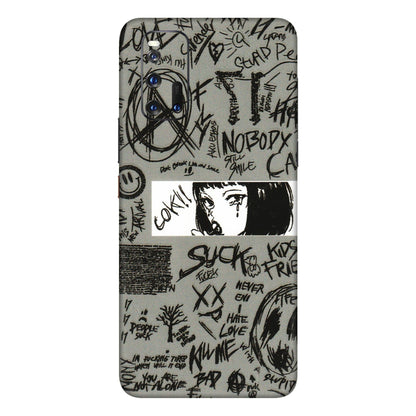 IQOO Phone Skins (All Models) - Never Have Love Anime - 3D Embossed Finish (L-260) IQOO 3