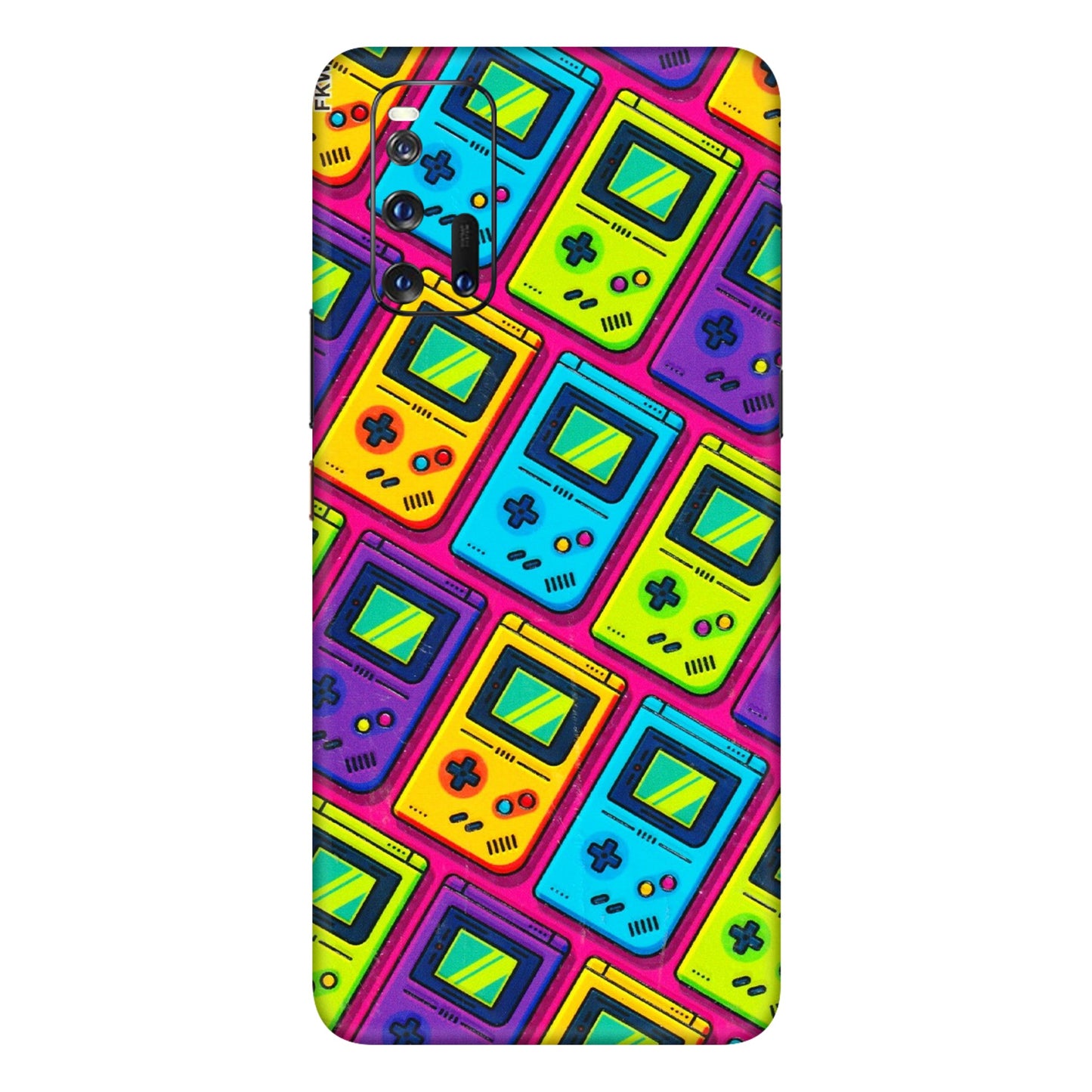 IQOO Phone Skins (All Models) - Gameboy Colourful - 3D Embossed Finish (L-266) IQOO 3