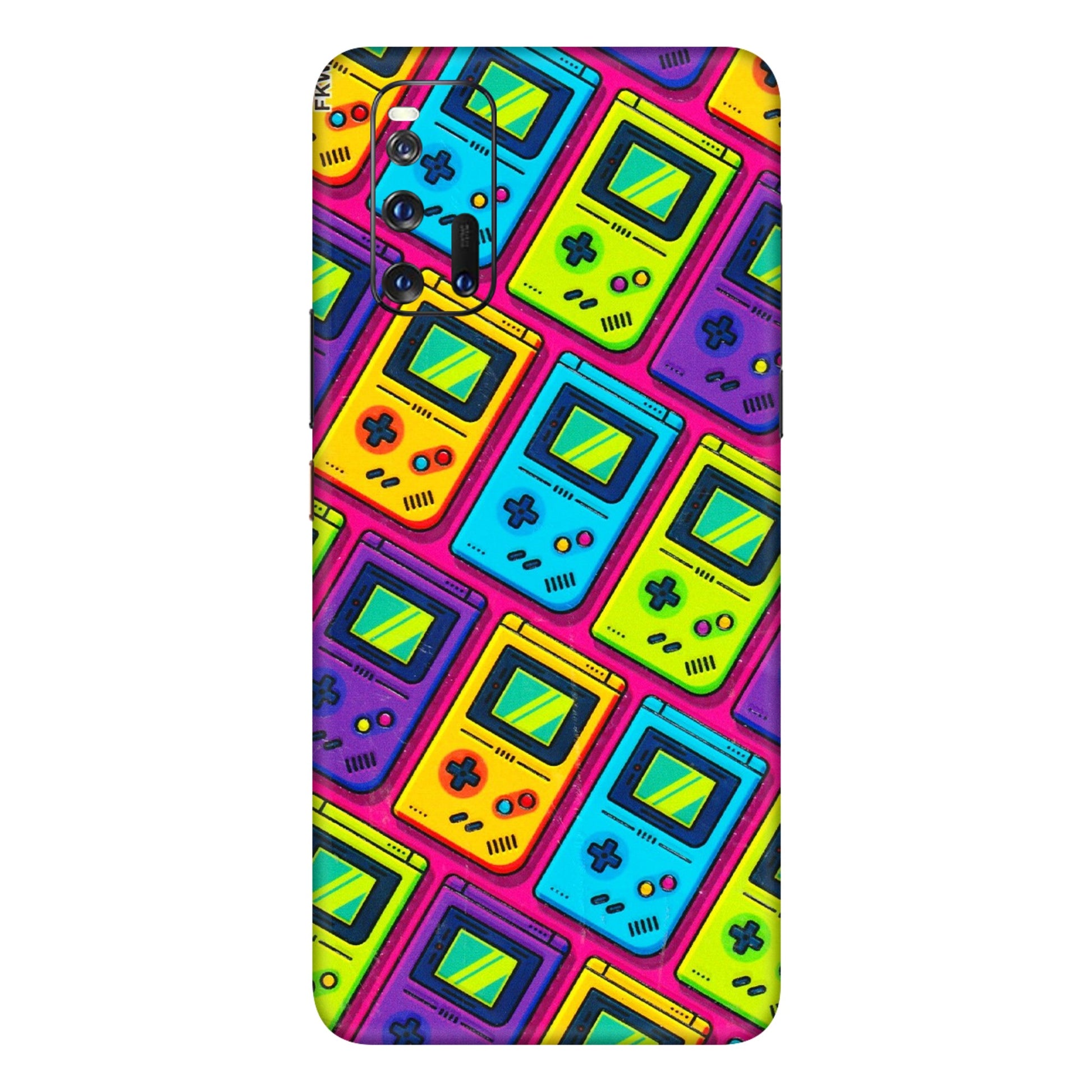 IQOO Phone Skins (All Models) - Gameboy Colourful - 3D Embossed Finish (L-266) IQOO 3
