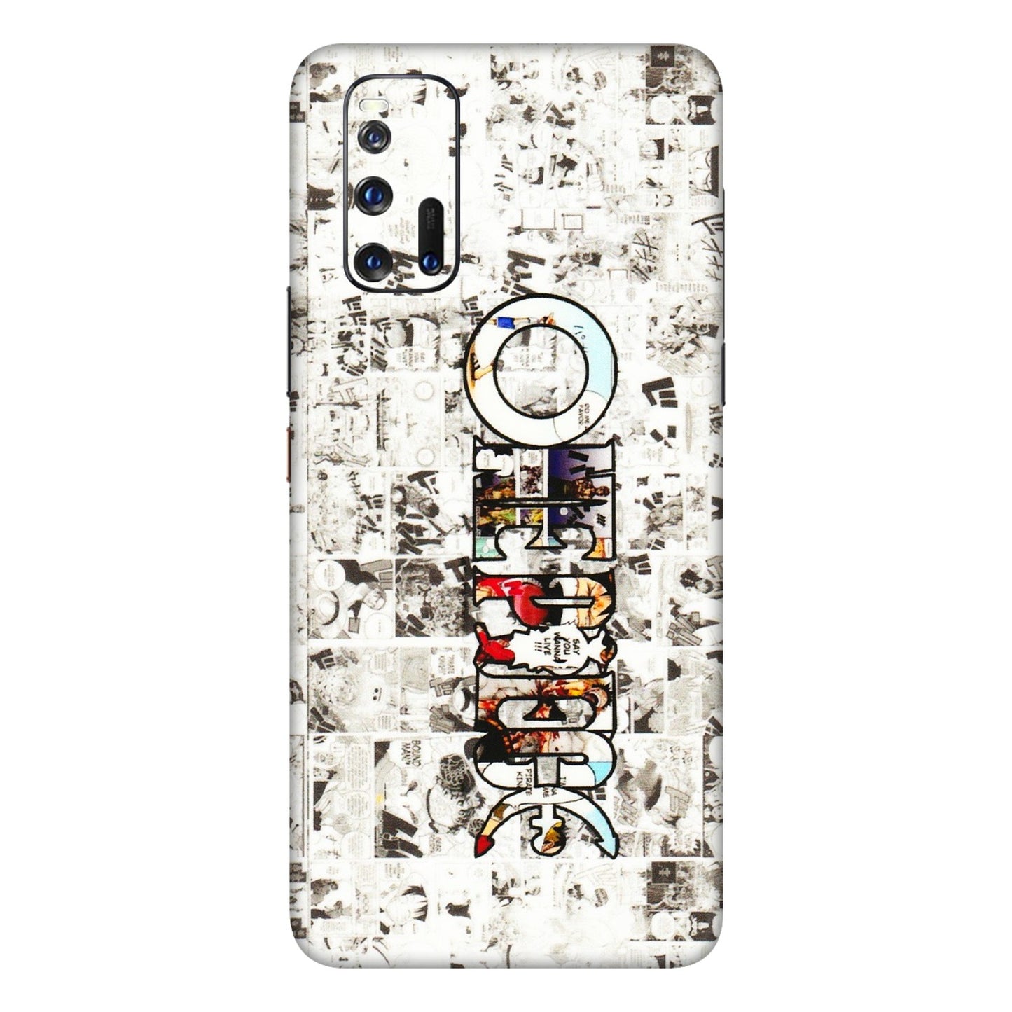 IQOO Phone Skins (All Models) - One Piece Manga - 3D Embossed Finish (L-26) IQOO 3