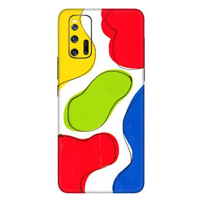 IQOO Phone Skins (All Models) - RGB Colour Paint - 3D Embossed Finish (L-284) IQOO 3