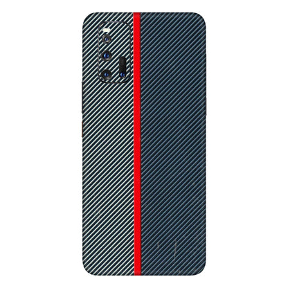 IQOO Phone Skins (All Models) - Blue Sober Lines - 3D Embossed Finish (L-305) IQOO 3