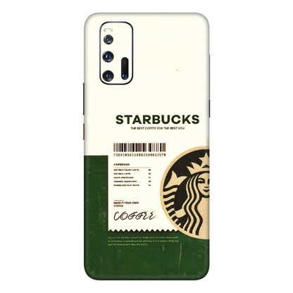 IQOO Phone Skins (All Models) - Starbucks Barcode - 3D Embossed Finish (L-308) IQOO 3