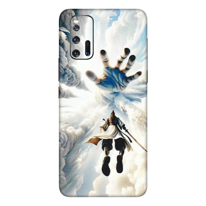 IQOO Phone Skins (All Models) - Big Hand With Monkey King - 3D Embossed Finish (L-323) IQOO 3