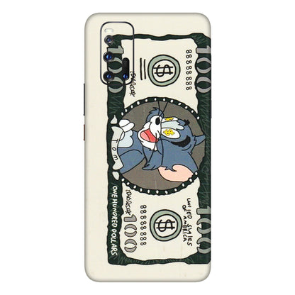 IQOO Phone Skins (All Models) - Tom Hundred Dollar - 3D Embossed Finish (L-324) IQOO 3