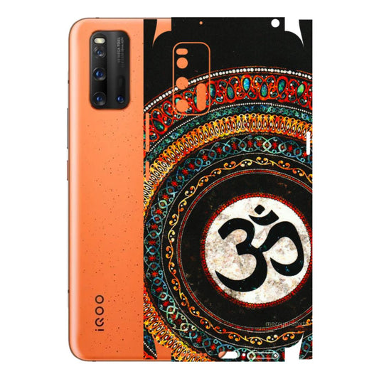 IQOO Phone Skins (All Models) - Aum Chant Abstract - 3D Embossed Finish (L-42) IQOO 3