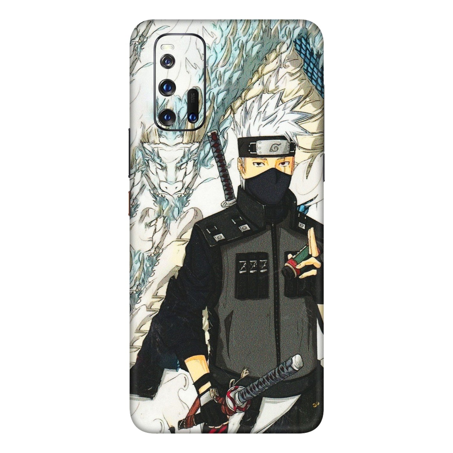 IQOO Phone Skins (All Models) - Kakashi Hatake Naruto Anime - 3D Embossed Finish (L-46) IQOO 3