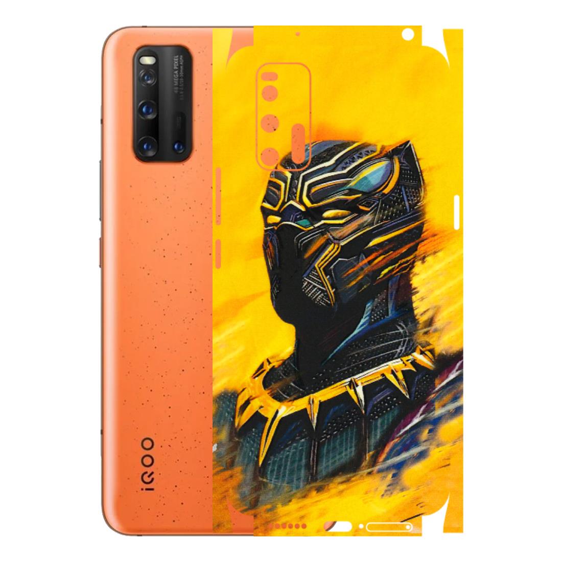 IQOO Phone Skins (All Models) - Yellow Panther - 3D Embossed Finish (L-54) IQOO 3