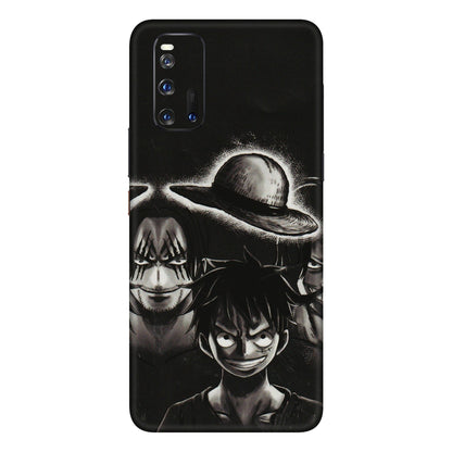 IQOO Phone Skins (All Models) - Black Luffy Hat - 3D Embossed Finish (L-57) IQOO 3