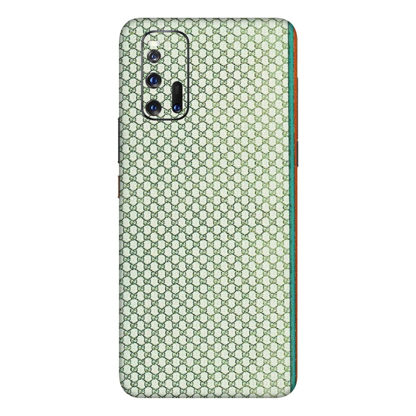 IQOO Phone Skins (All Models) - Gucci Fabric Pattern - 3D Embossed Finish (L-73) IQOO 3