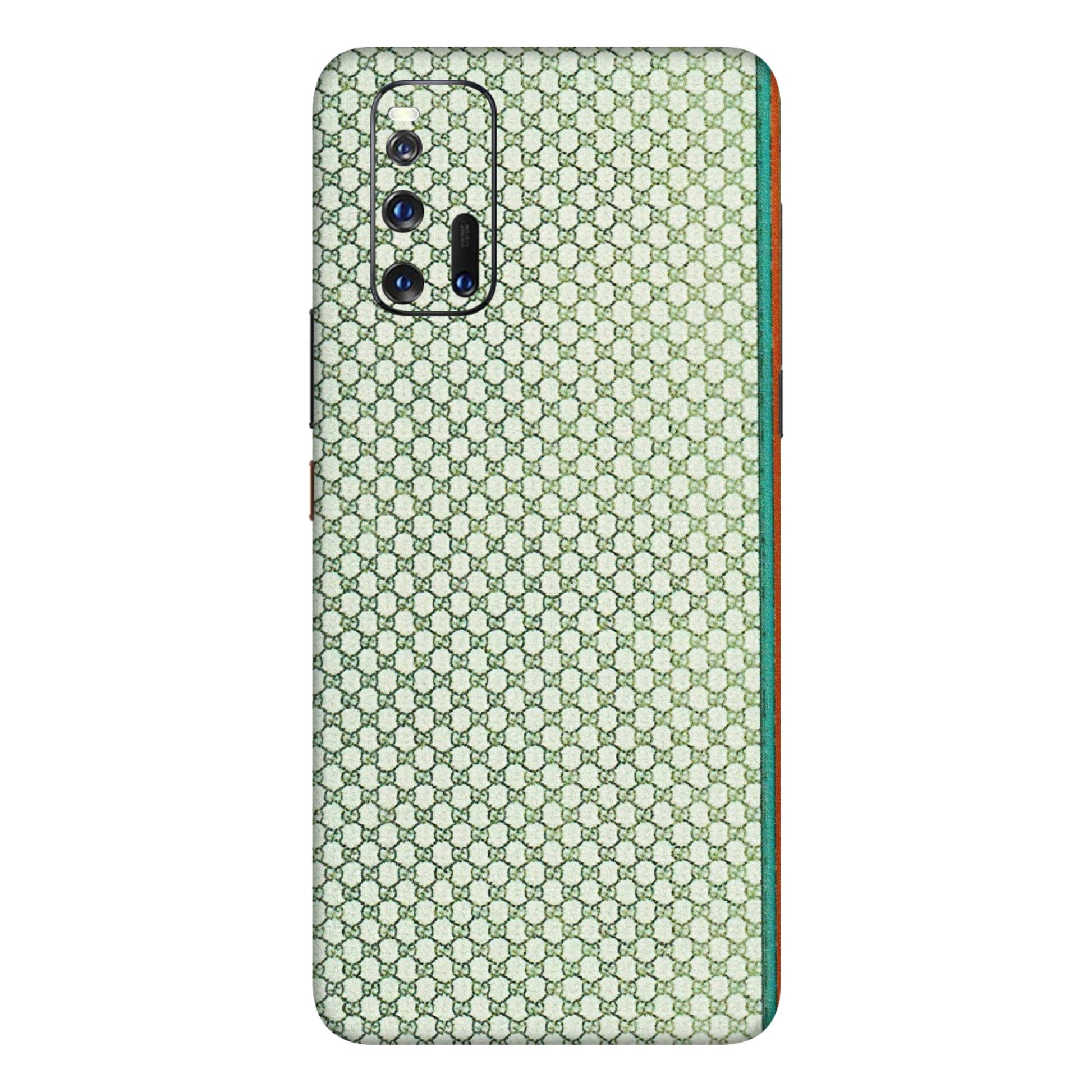 IQOO Phone Skins (All Models) - Gucci Fabric Pattern - 3D Embossed Finish (L-73) IQOO 3