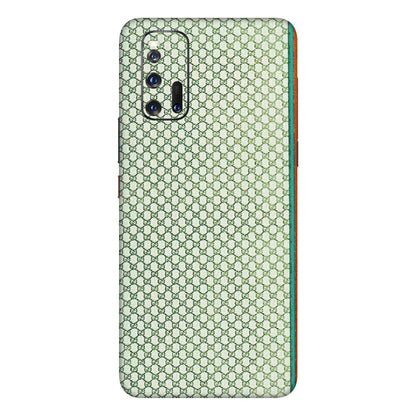 IQOO Phone Skins (All Models) - Gucci Fabric Pattern - 3D Embossed Finish (L-73) IQOO 3
