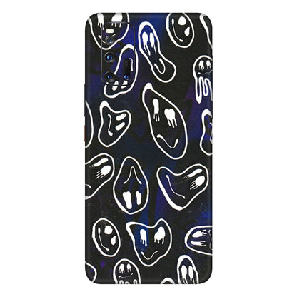 IQOO Phone Skins (All Models) - Distorted Smileys - 3D Embossed Finish (L-92) IQOO 3