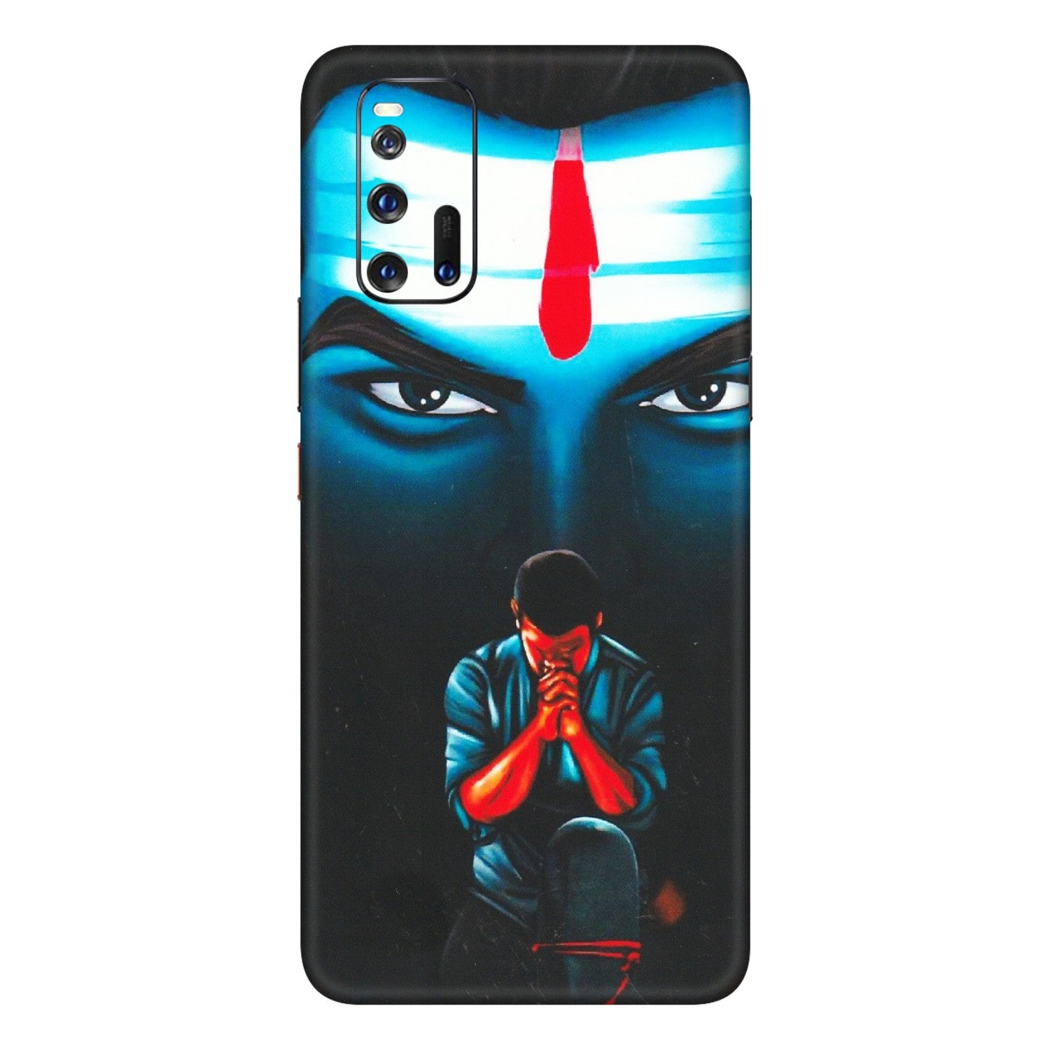 IQOO Phone Skins (All Models) - Mahakal Bhakt - Matte Finish (M-112) IQOO 3