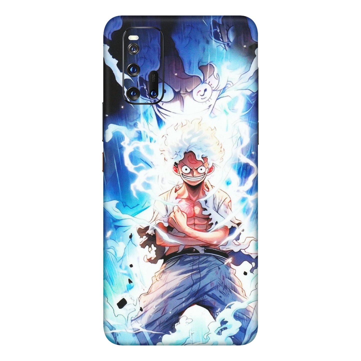 IQOO Phone Skins (All Models) - Blue Thunder Luffy Anime - Matte Finish (M-132) IQOO 3