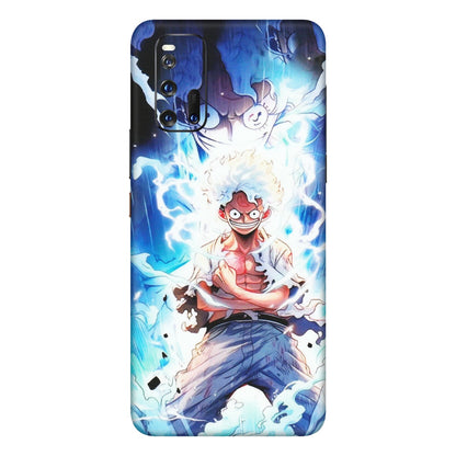 IQOO Phone Skins (All Models) - Blue Thunder Luffy Anime - Matte Finish (M-132) IQOO 3