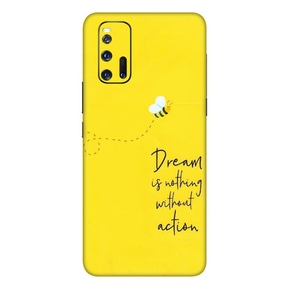 IQOO Phone Skins (All Models) - Dream Is Nothing Without Action - Matte Finish (M-138) IQOO 3