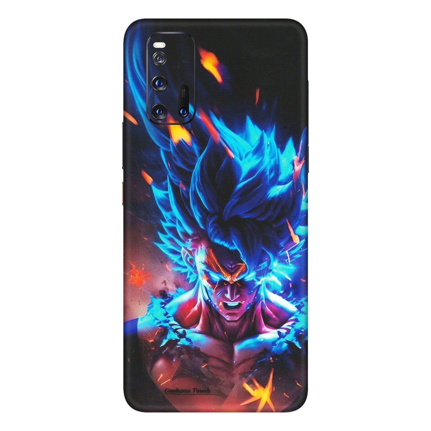 IQOO Phone Skins (All Models) - Angry Goku Dragon Ball Anime - Matte Finish (M-150) IQOO 3