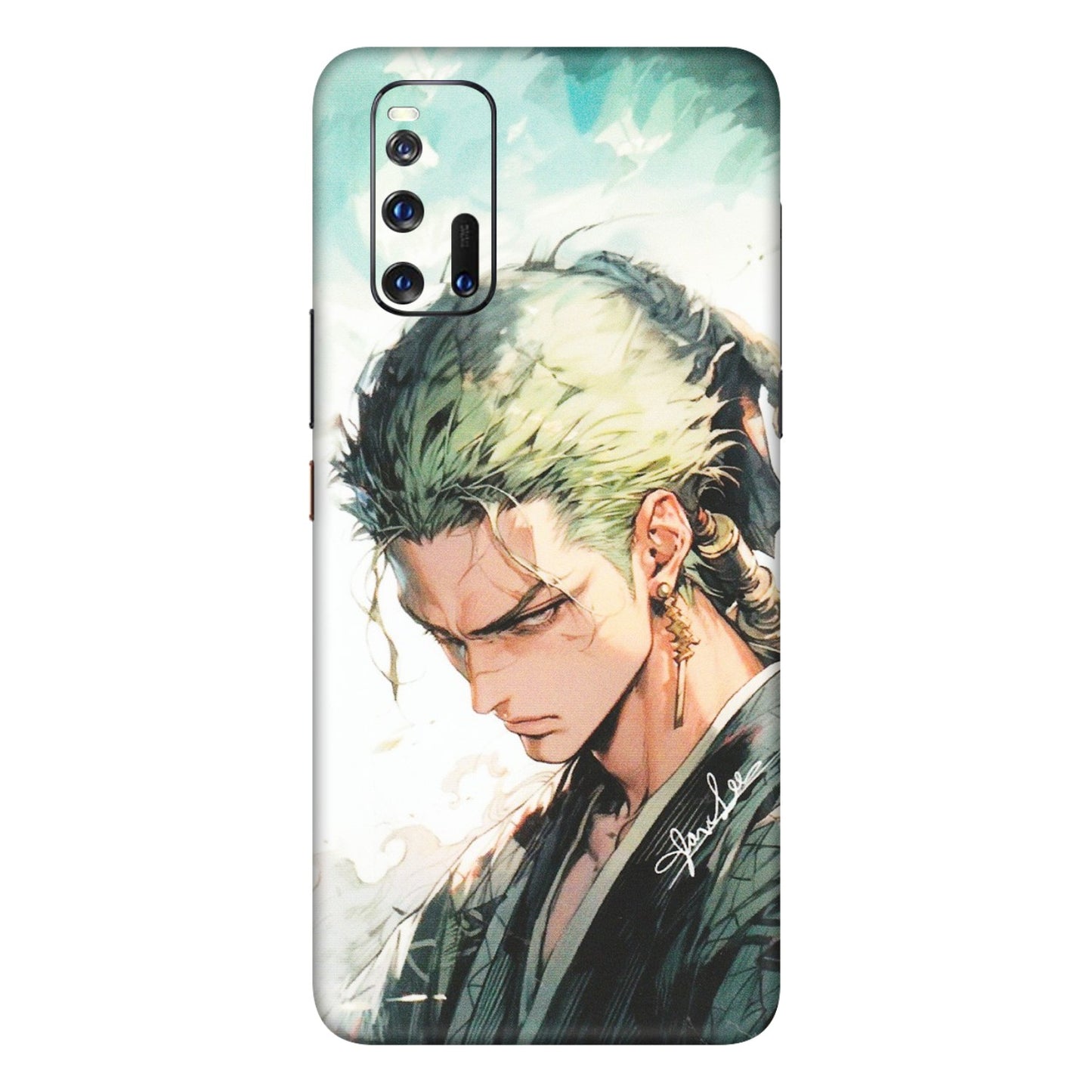 IQOO Phone Skins (All Models) - Pirate Hunter One Piece Anime - Matte Finish (M-157) IQOO 3