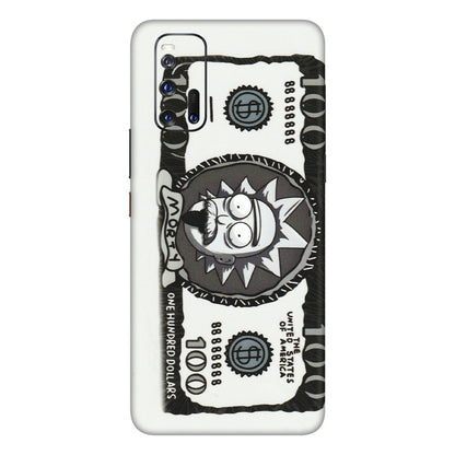 IQOO Phone Skins (All Models) - Rick And Morty Hundred Dollar Anime - Matte Finish (M-161) IQOO 3
