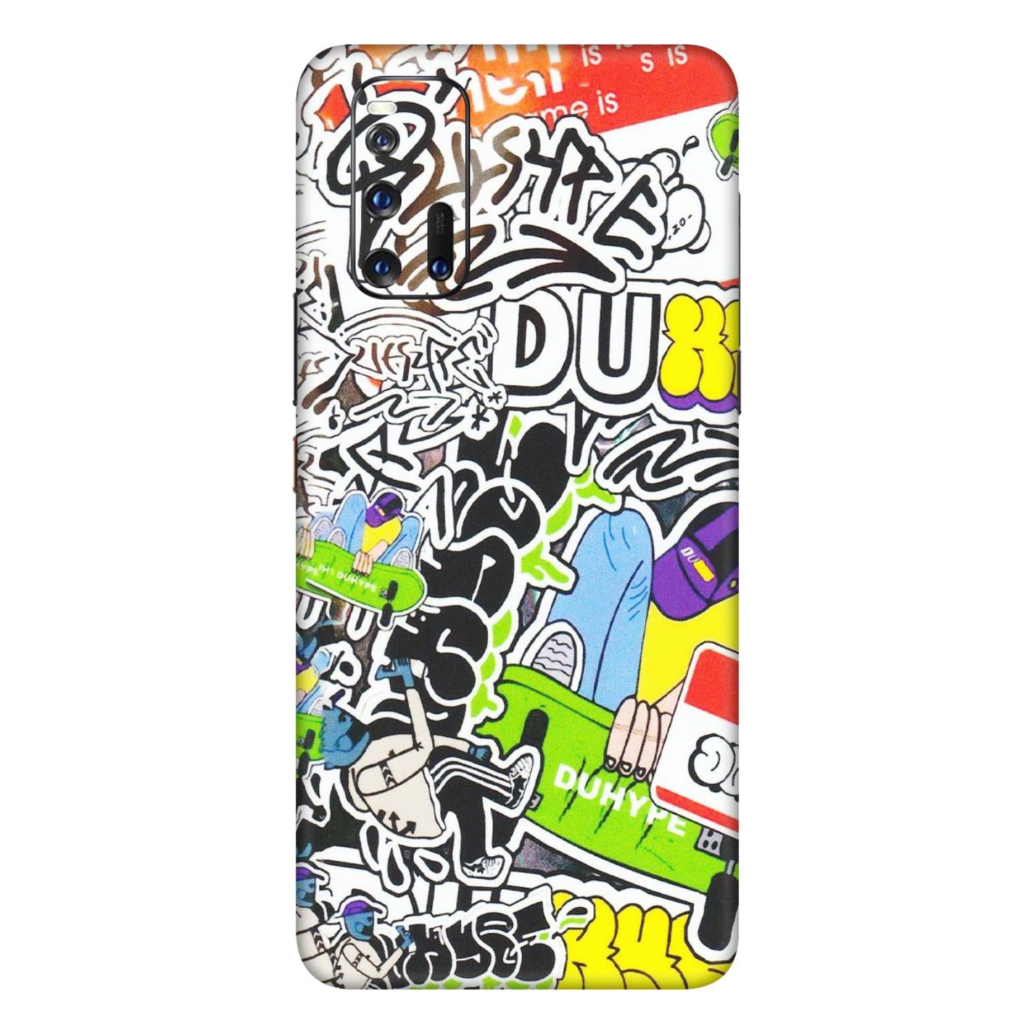 IQOO Phone Skins (All Models) - Dope Graffiti - Matte Finish (M-61) IQOO 3