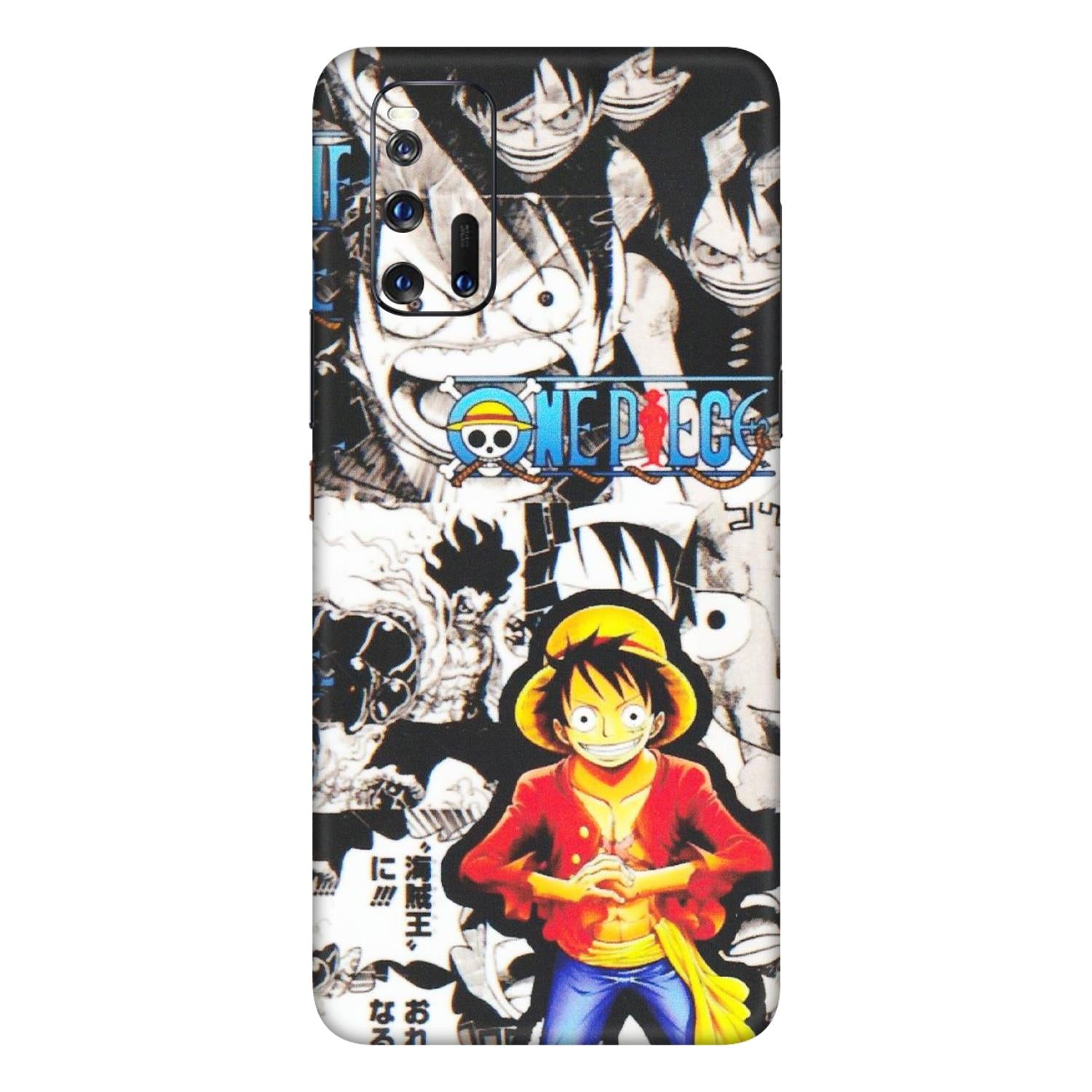 IQOO Phone Skins (All Models) - One Piece B&W - Matte Finish (M-63) IQOO 3