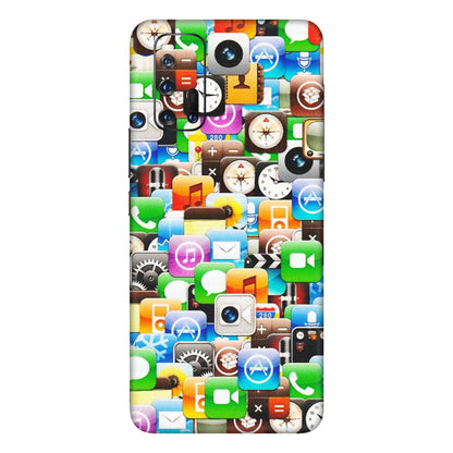 IQOO Phone Skins (All Models) - All Apple Icons - Matte Finish (M-93) IQOO 3