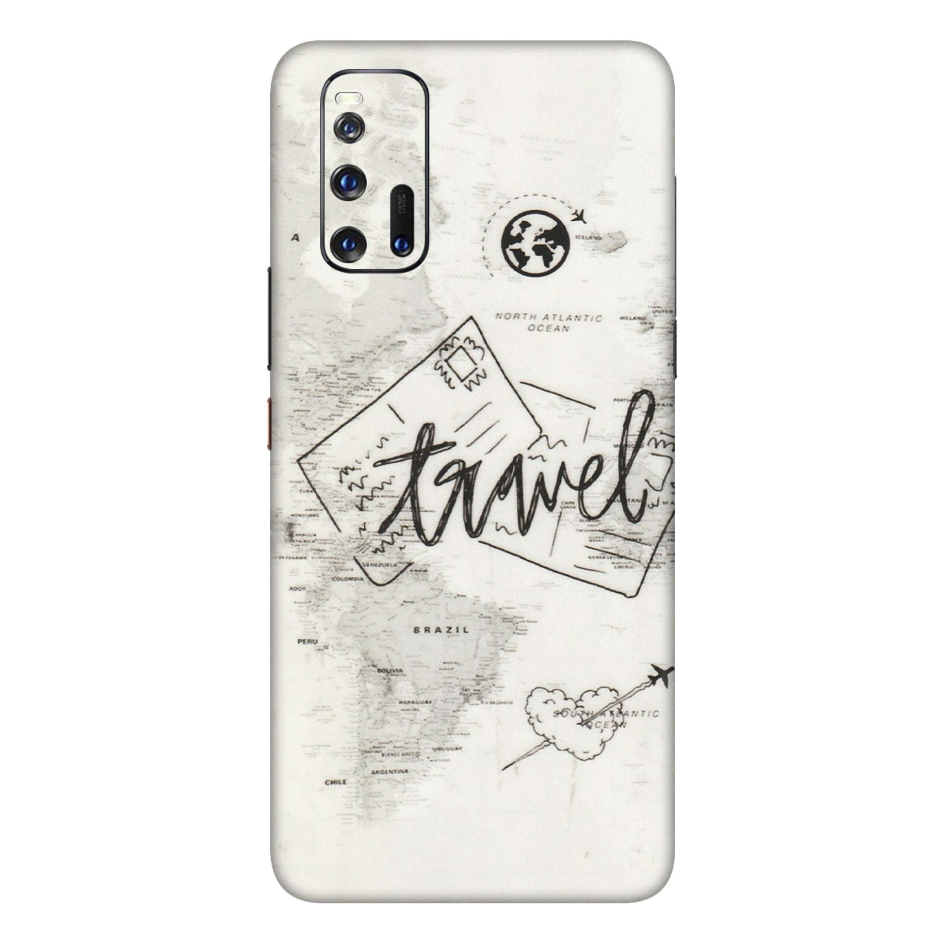 IQOO Phone Skins (All Models) - Travel Ticket - Transparent Finish (T-06) IQOO 3