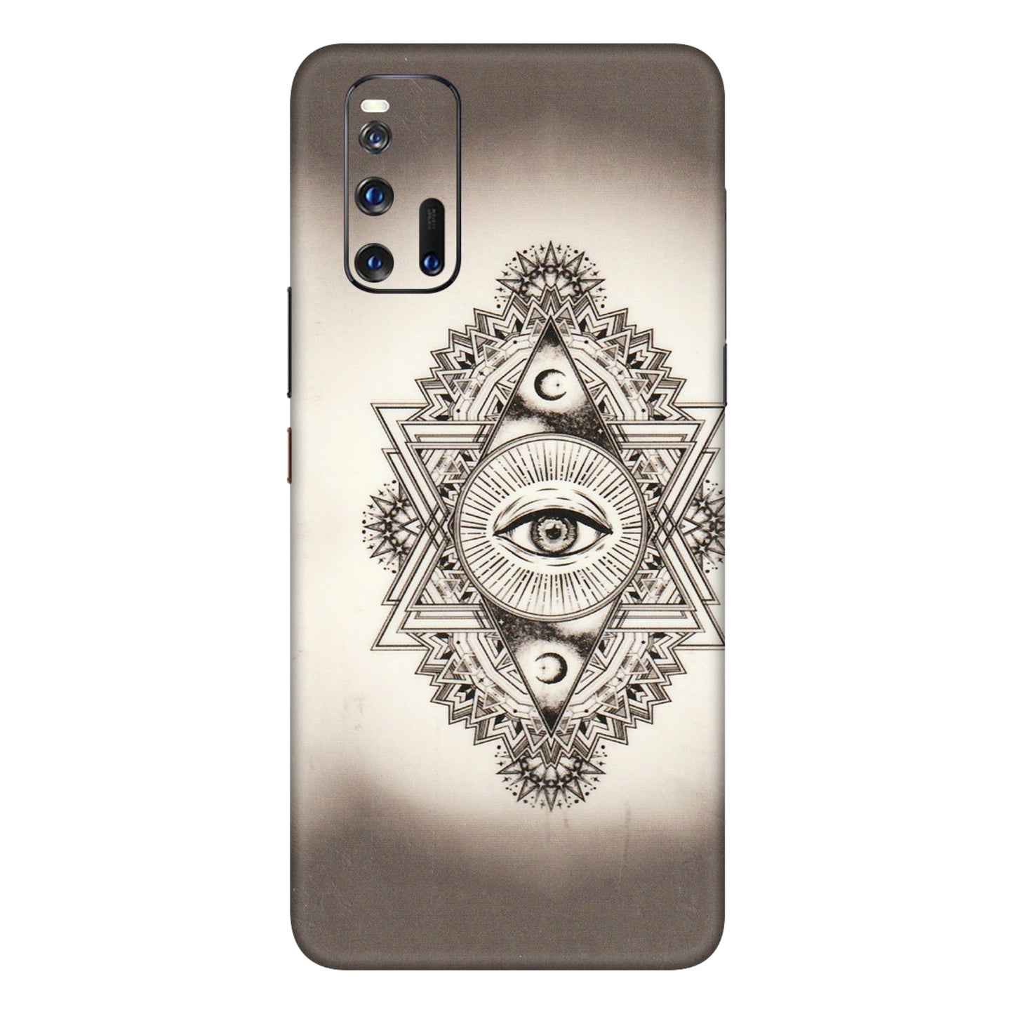 IQOO Phone Skins (All Models) - Illuminati Great Eye - Transparent Finish (T-14) IQOO 3