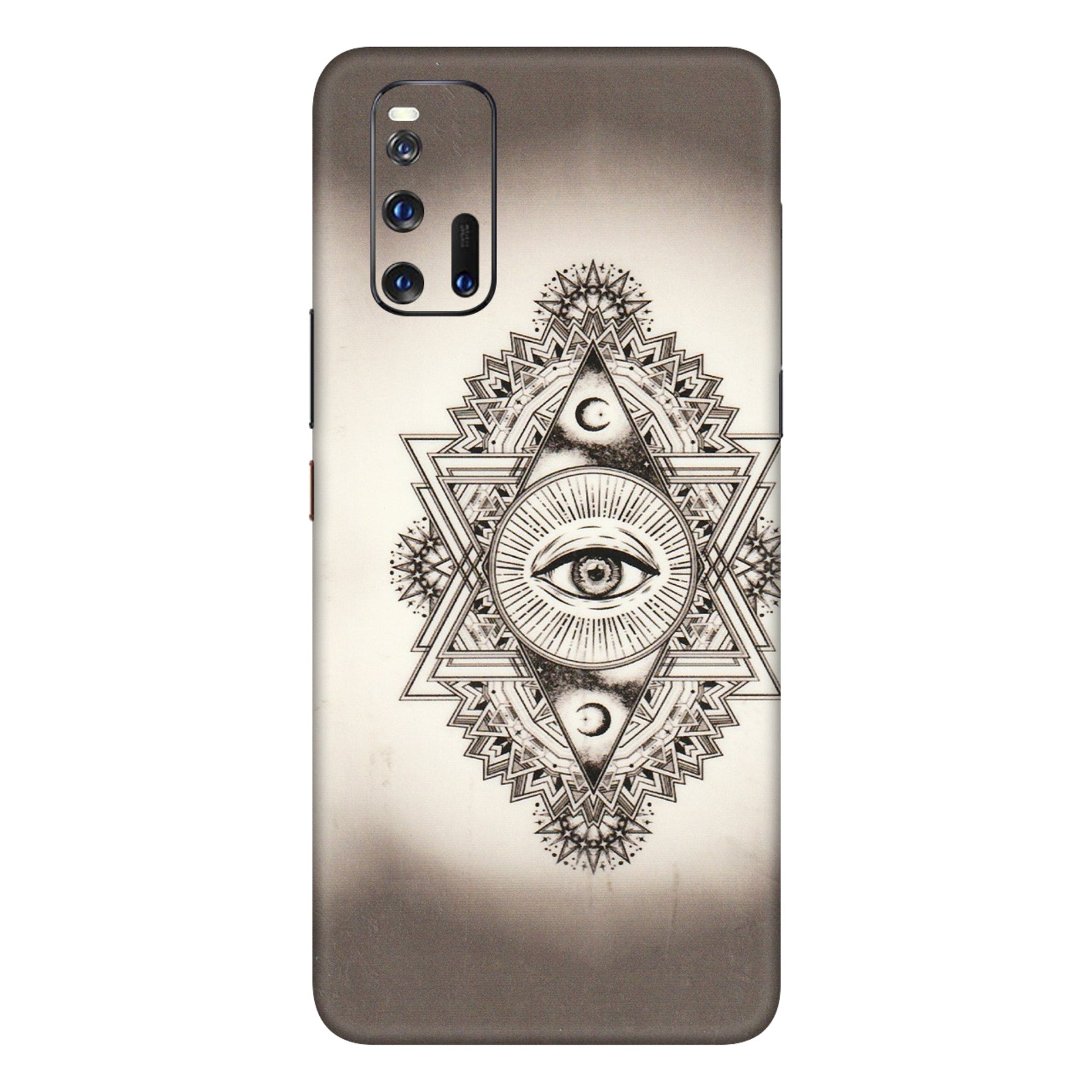 IQOO Phone Skins (All Models) - Illuminati Great Eye - Transparent Finish (T-14) IQOO 3