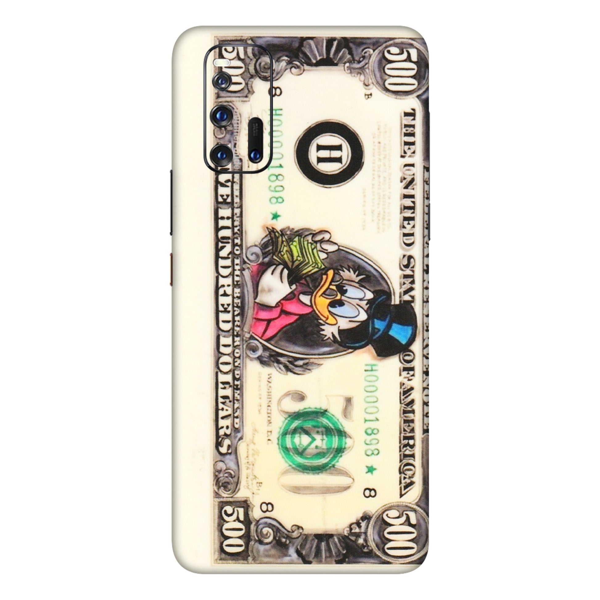 IQOO Phone Skins (All Models) - Five Hundred Dollar Duck - Transparent Finish (T-15) IQOO 3