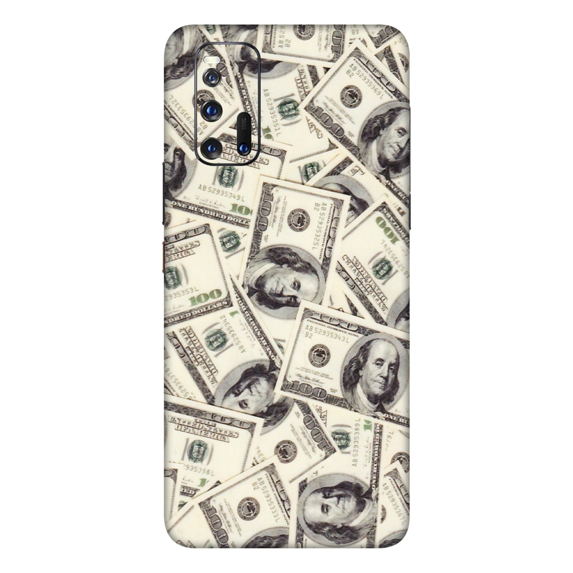 IQOO Phone Skins (All Models) - Dollar Lover - Transparent Finish (T-17) IQOO 3