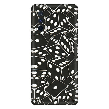 IQOO Phone Skins (All Models) - Big Black Dices - 3D Embossed Finish (L-106) IQOO 7
