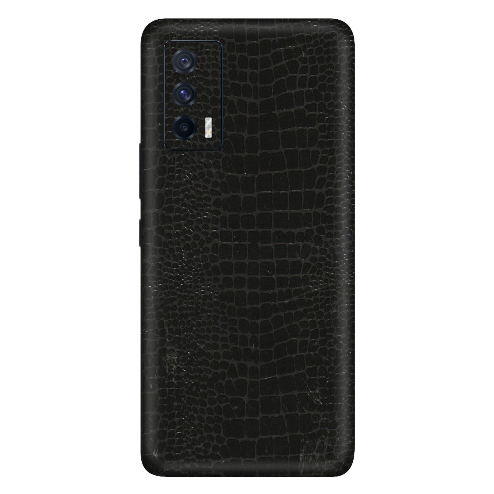 IQOO Phone Skins (All Models) - Snake Leather Black - 3D Embossed Finish (L-107) IQOO 7