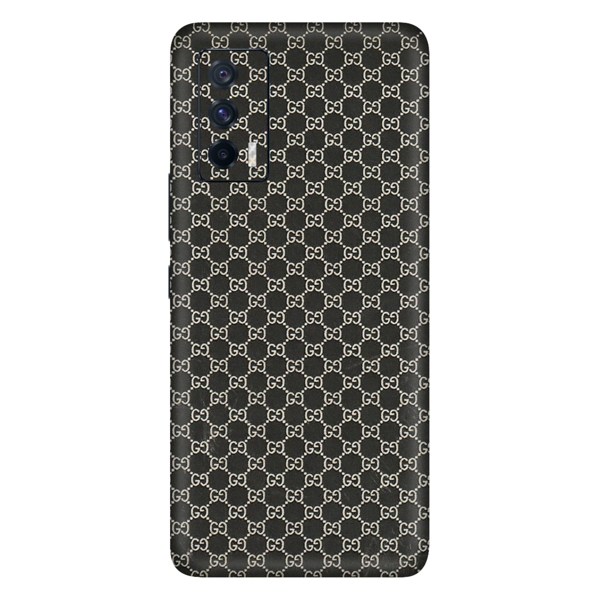 IQOO Phone Skins (All Models) - Black G Print - 3D Embossed Finish (L-109) IQOO 7