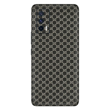 IQOO Phone Skins (All Models) - Black G Print - 3D Embossed Finish (L-109) IQOO 7