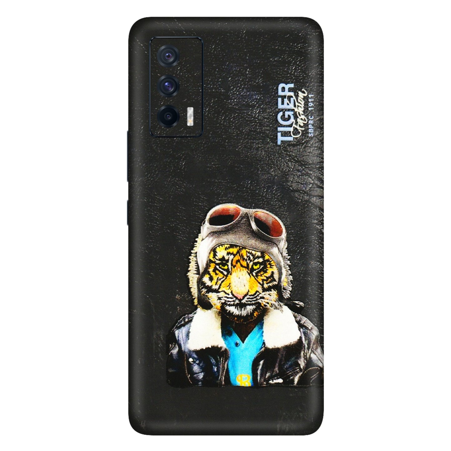 IQOO Phone Skins (All Models) - Rider Tiger - 3D Embossed Finish (L-113) IQOO 7