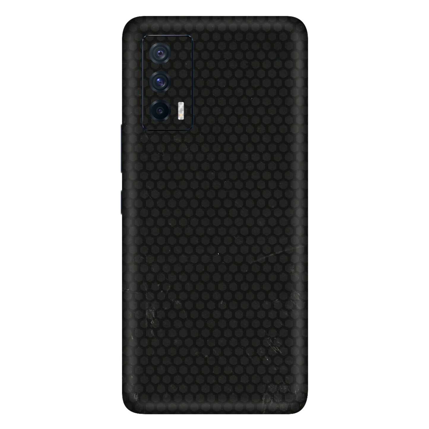 IQOO Phone Skins (All Models) - Black honeycomb - 3D Embossed Finish (L-114) IQOO 7