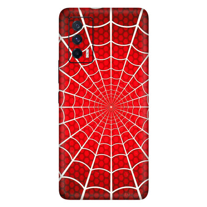 IQOO Phone Skins (All Models) - Classic Spidey Web - 3D Embossed Finish (L-115) IQOO 7