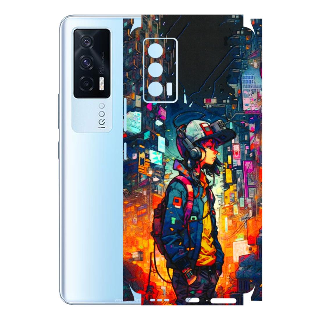 IQOO Phone Skins (All Models) - Street Anime Guy - 3D Embossed Finish (L-158) IQOO 7