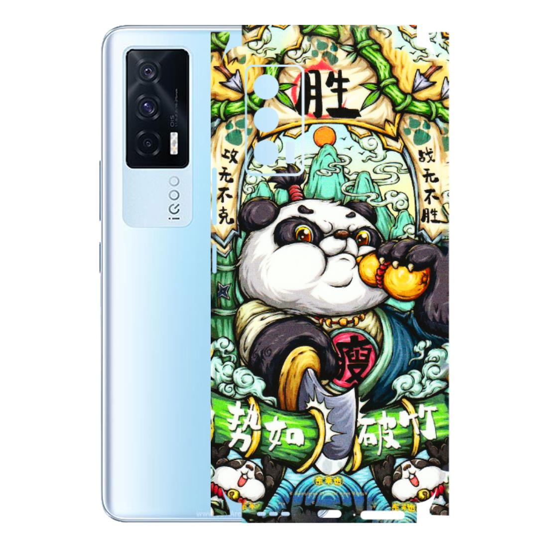 IQOO Phone Skins (All Models) - Royal Rich Panda - 3D Embossed Finish (L-170) IQOO 7