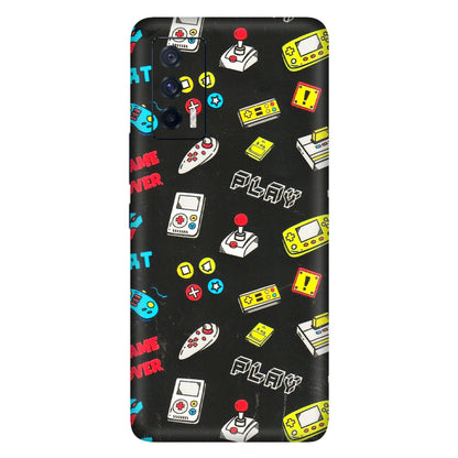 IQOO Phone Skins (All Models) - Gaming Doodles - 3D Embossed Finish (L-224) IQOO 7