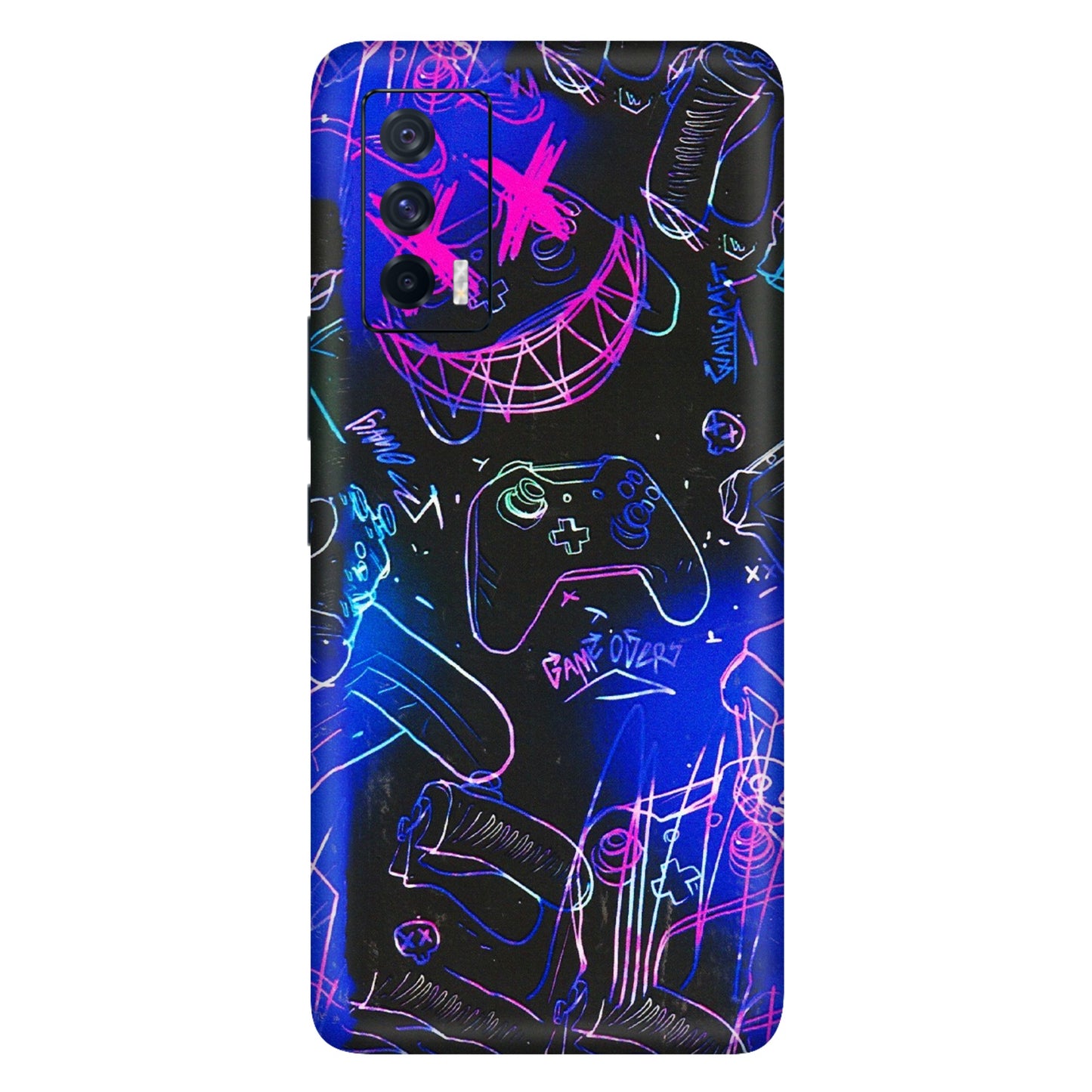IQOO Phone Skins (All Models) - Gamers Paradise - 3D Embossed Finish (L-258) IQOO 7