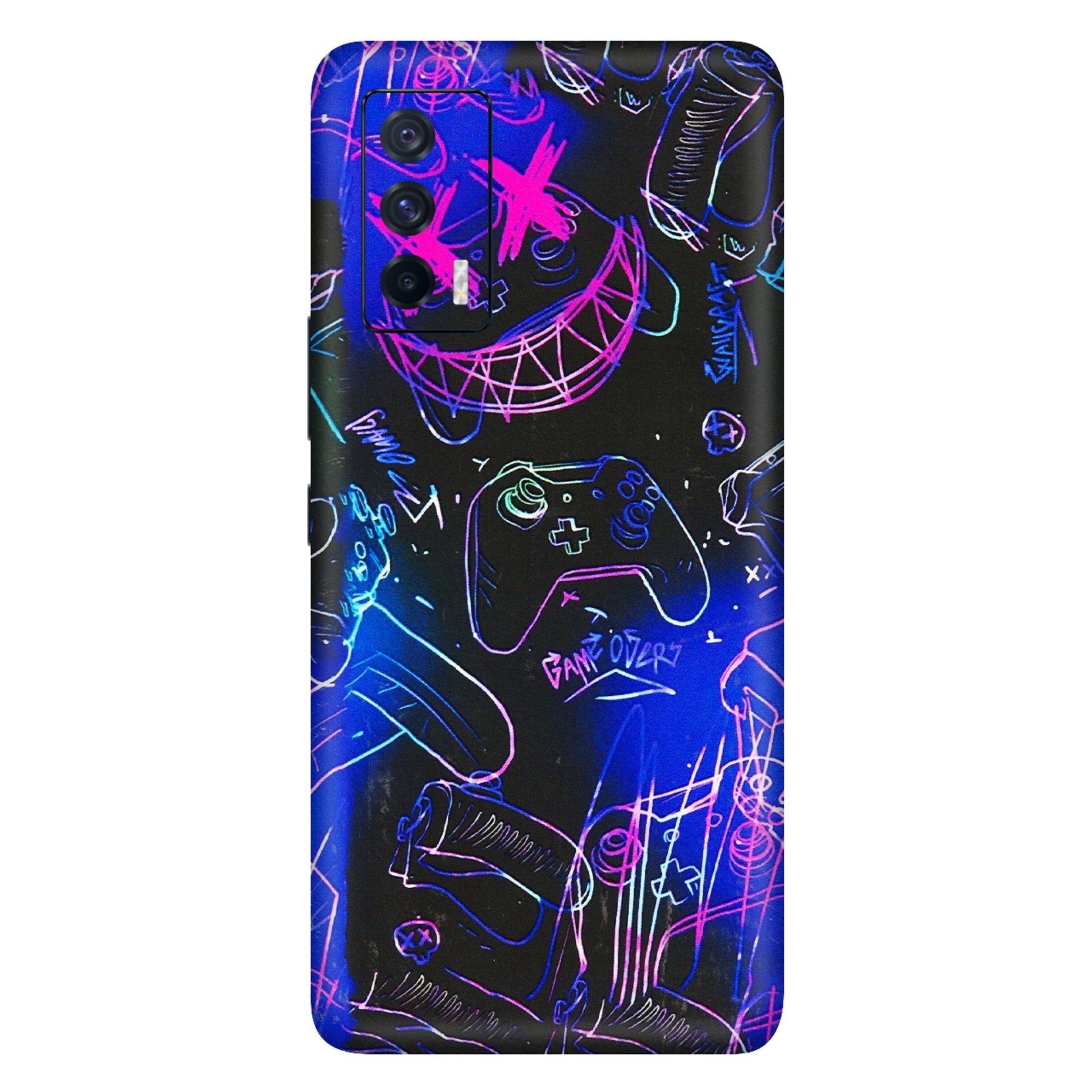 IQOO Phone Skins (All Models) - Gamers Paradise - 3D Embossed Finish (L-258) IQOO 7