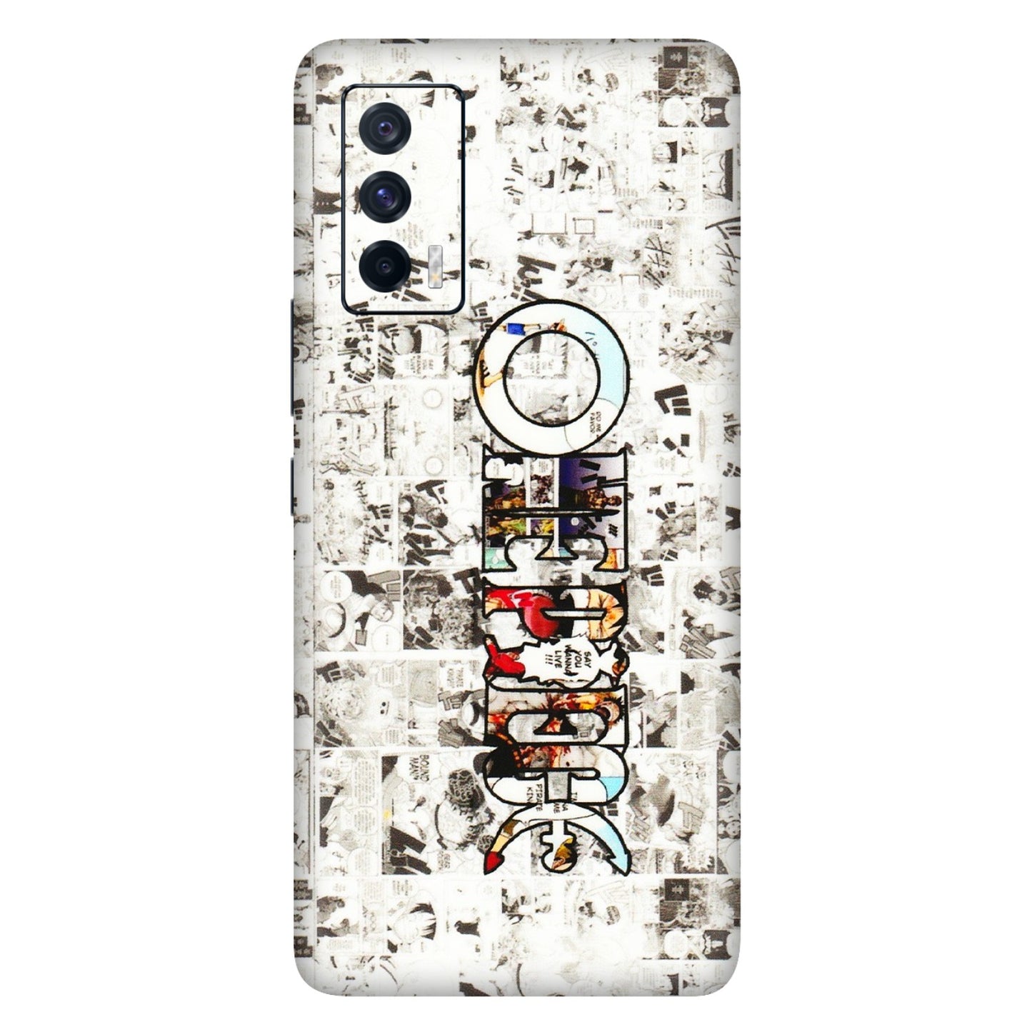 IQOO Phone Skins (All Models) - One Piece Manga - 3D Embossed Finish (L-26) IQOO 7