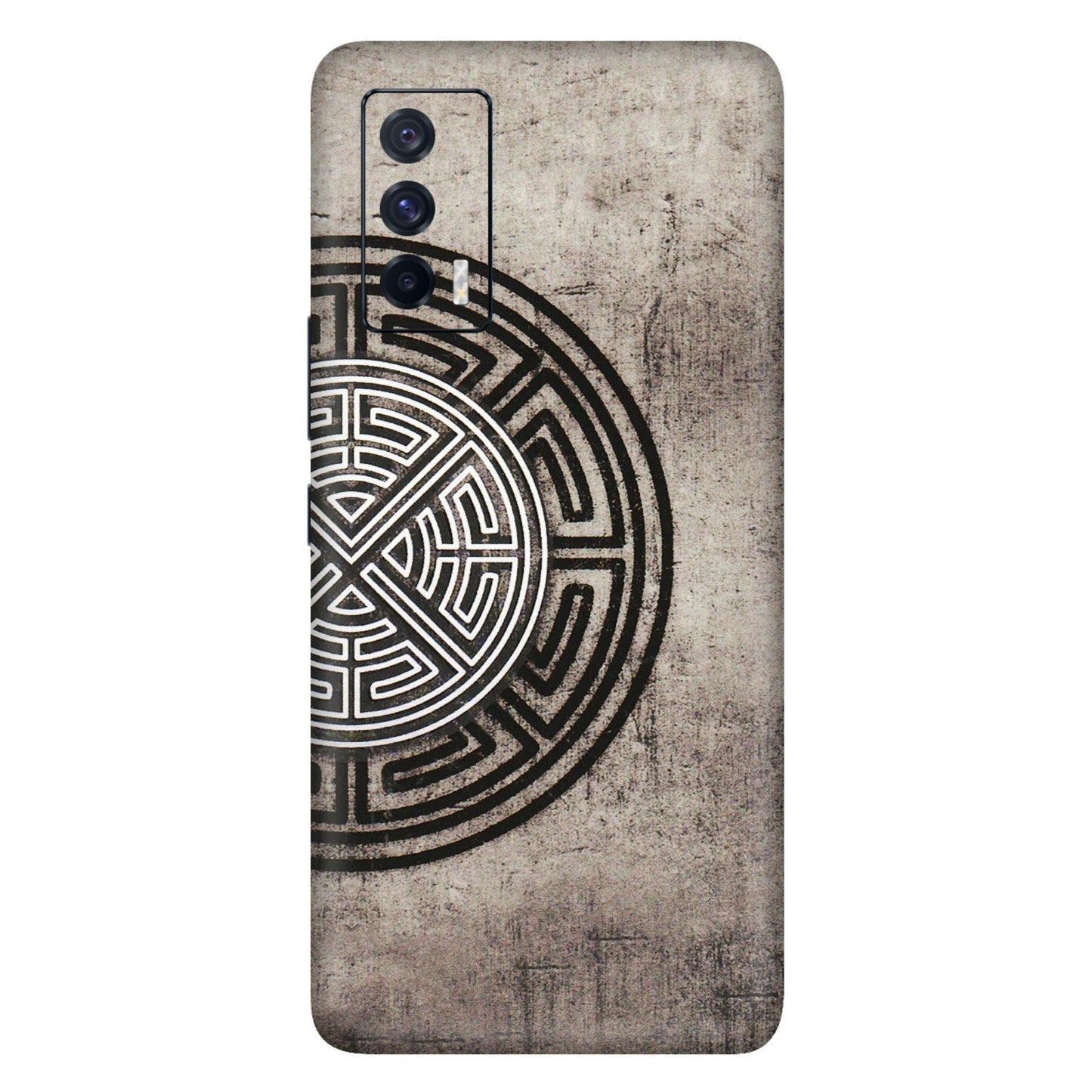 IQOO Phone Skins (All Models) - Mysterious Circular Design - 3D Embossed Finish (L-63) IQOO 7