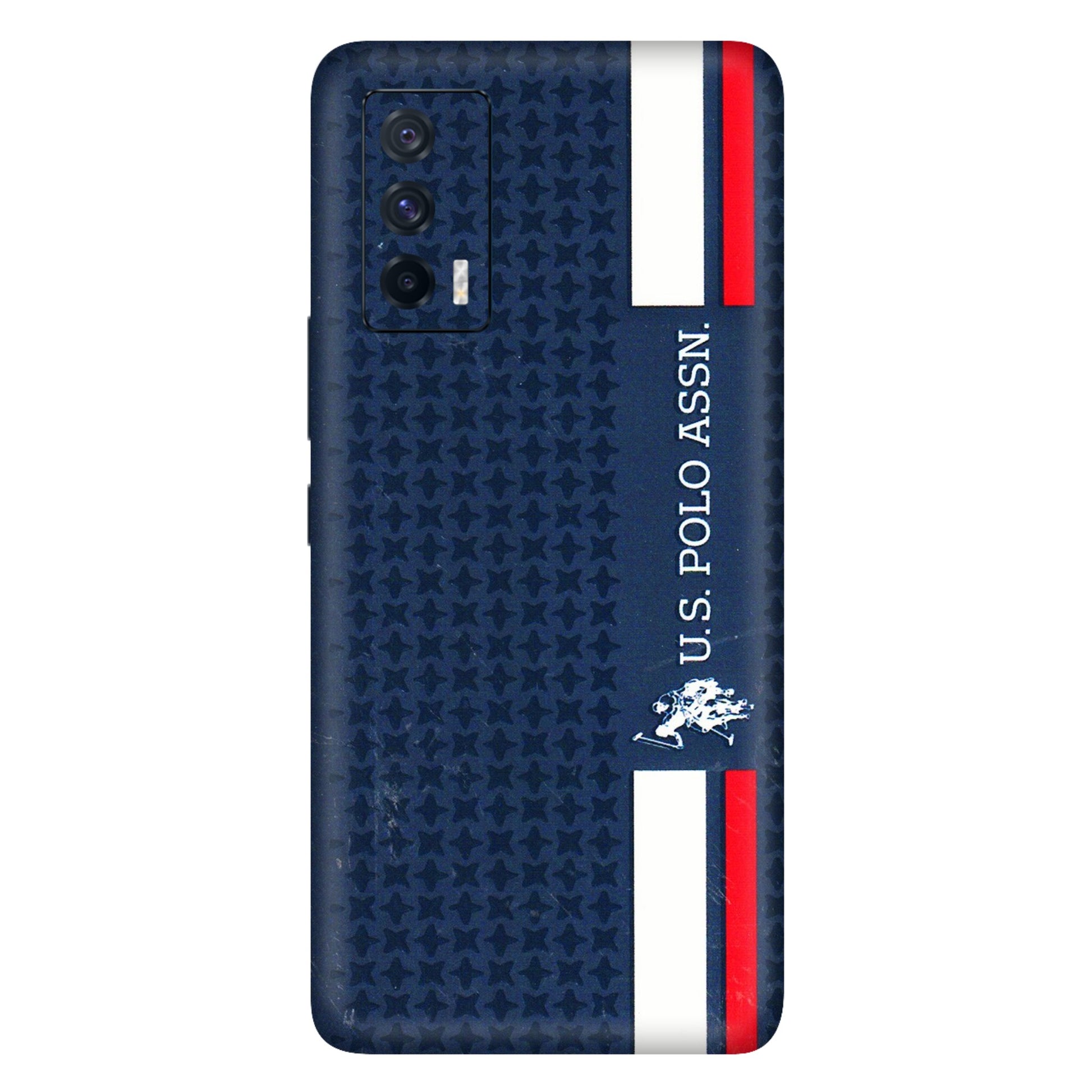IQOO Phone Skins (All Models) - US POLO Designer Brand - 3D Embossed Finish (L-65) IQOO 7