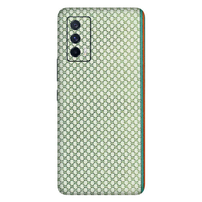 IQOO Phone Skins (All Models) - Gucci Fabric Pattern - 3D Embossed Finish (L-73) IQOO 7