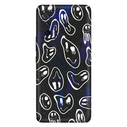 IQOO Phone Skins (All Models) - Distorted Smileys - 3D Embossed Finish (L-92) IQOO 7